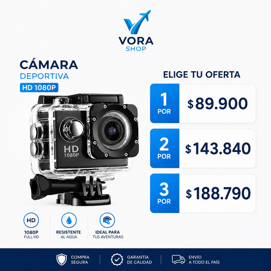 PROMO CAMEXTREME: Cámara Deportiva+Carcasa Impermeable