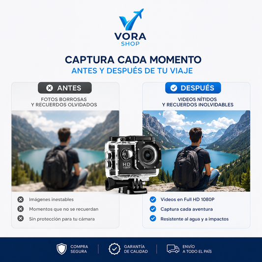 PROMO CAMEXTREME: Cámara Deportiva+Carcasa Impermeable