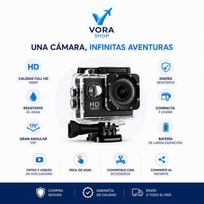 PROMO CAMEXTREME: Cámara Deportiva+Carcasa Impermeable